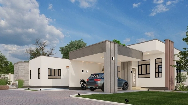 60+ mẫu nhà cấp 4 mái bằng hiện đại lựa chọn của gia đình trẻ