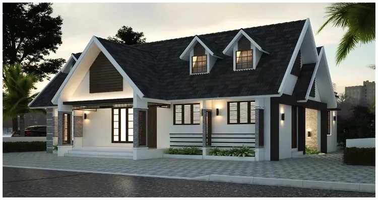 Công năng đủ đầy với nhà cấp 4 mái thái 3 phòng ngủ