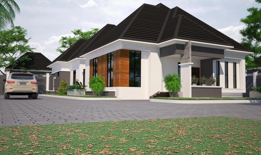 Cổng rào nhôm đúc nhà tân cổ điển đồng bộ với kiến trúc tổng thể