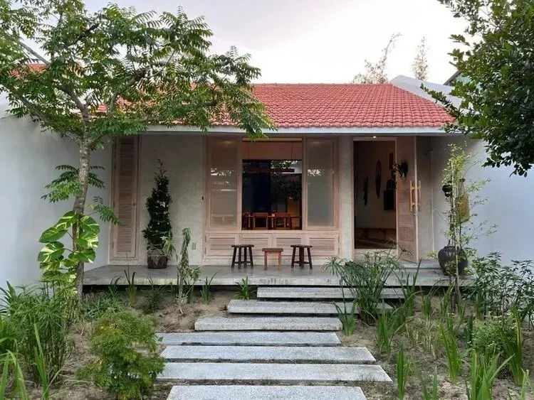 Cuộc sống an yên cùng nhà mái thái nông thôn 1 tầng thoáng