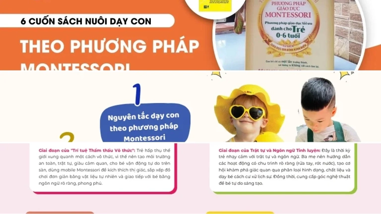 Hướng dẫn cách nuôi dạy con theo phương pháp Montessori chuẩn