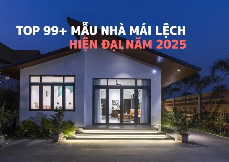 Khám Phá 30+ Mẫu Nhà Cấp 4 Mái Lệch Đẹp Đơn Giản Xu Hướng 2026