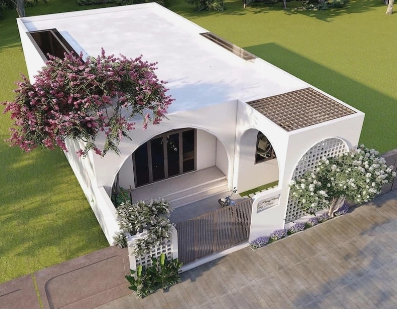Mái vòm sân thượng đẹp tạo không gian thư giãn