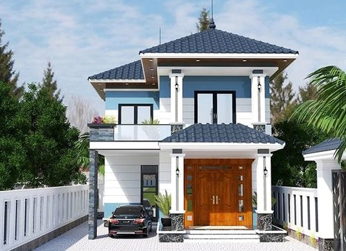 Mẫu Nhà Ống 2 Tầng Mái Nhật: Kiệt Tác Kiến Trúc Hiện Đại 2026