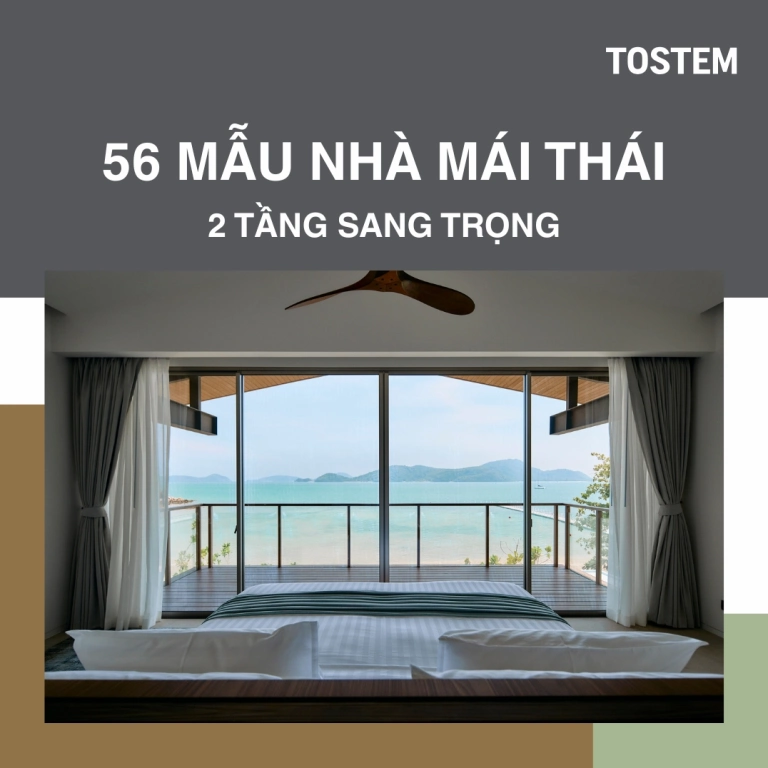 Mẫu nhà ống 2 tầng mái Thái: Kiến trúc tinh tế cho không gian sống hiện đại 2026