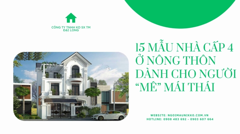 Mẫu nhà vườn cấp 4 mái Nhật: Kiến trúc tinh tế cho không gian sống lý tưởng 2026