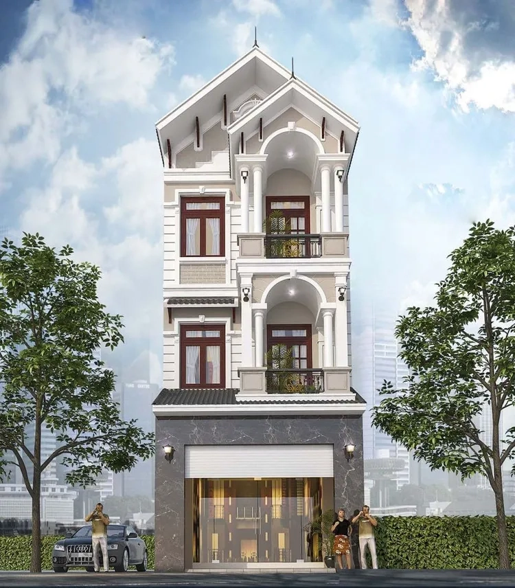 Nhà mái thái tân cổ điển cao cấp tinh tế