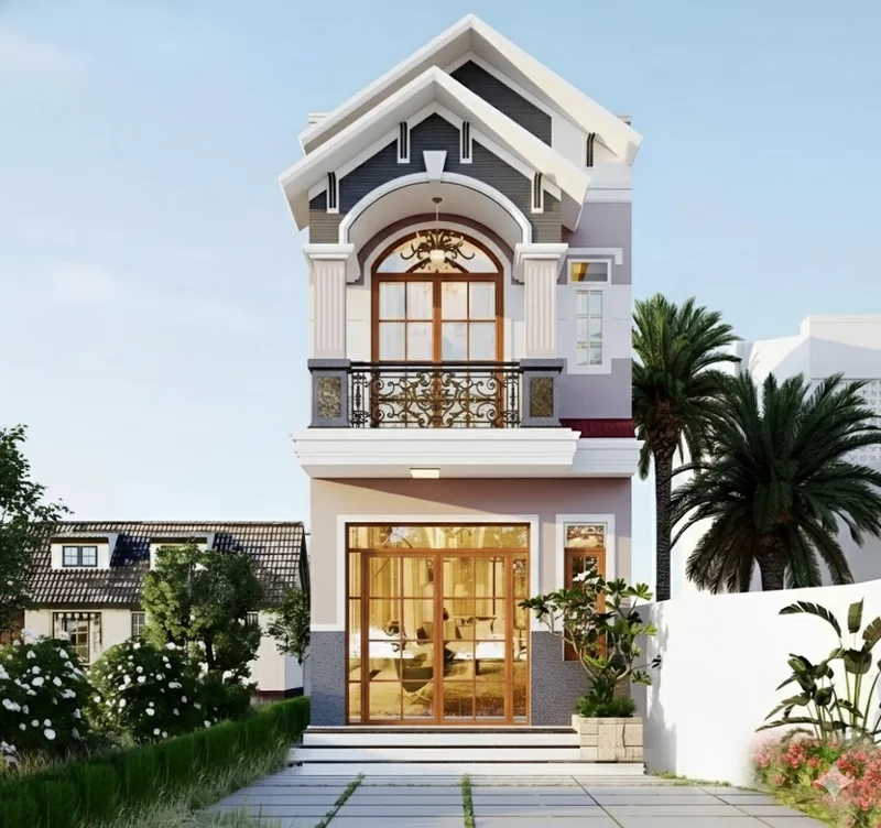 Nhà ống mái Thái tối ưu không gian sống