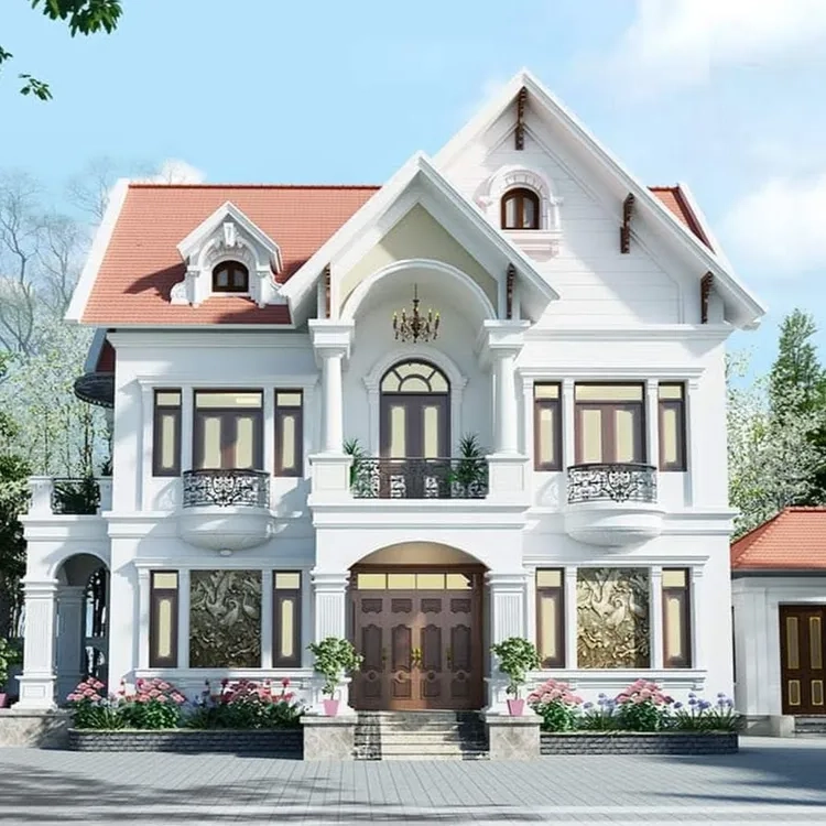 Những ảnh mẫu nhà mái thái vuông phù hợp cho diện tích nhỏ