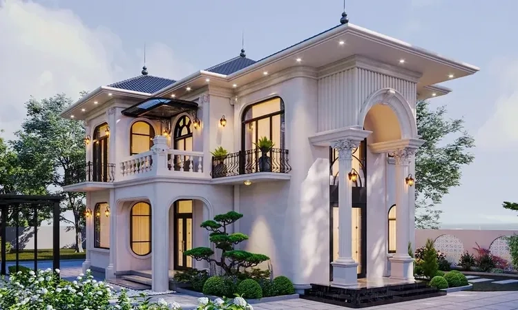 Phong cách nhà mái thái tân cổ điển thành thị
