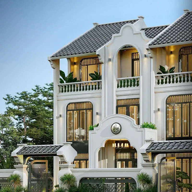 Thiết kế Mansard xa xỉ khẳng định vị thế chủ nhân