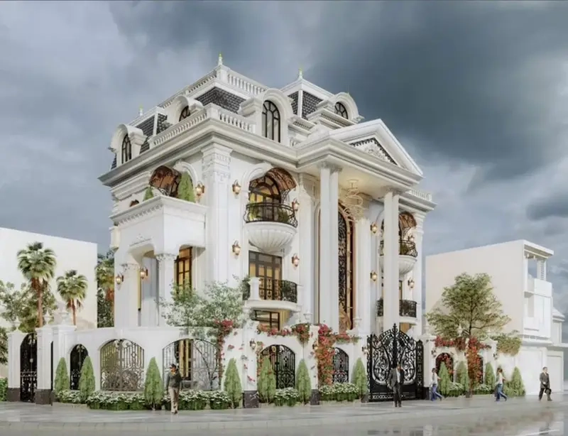 Thiết kế nhà mái Mansard cao cấp khẳng định đẳng cấp