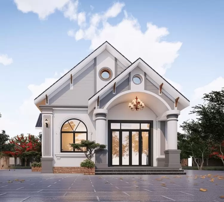Thiết kế nhà mái thái đơn giản diện tích nhỏ