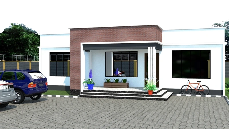 Tiết kiệm chi phí với nhà mái bằng 4 phòng ngủ giá rẻ